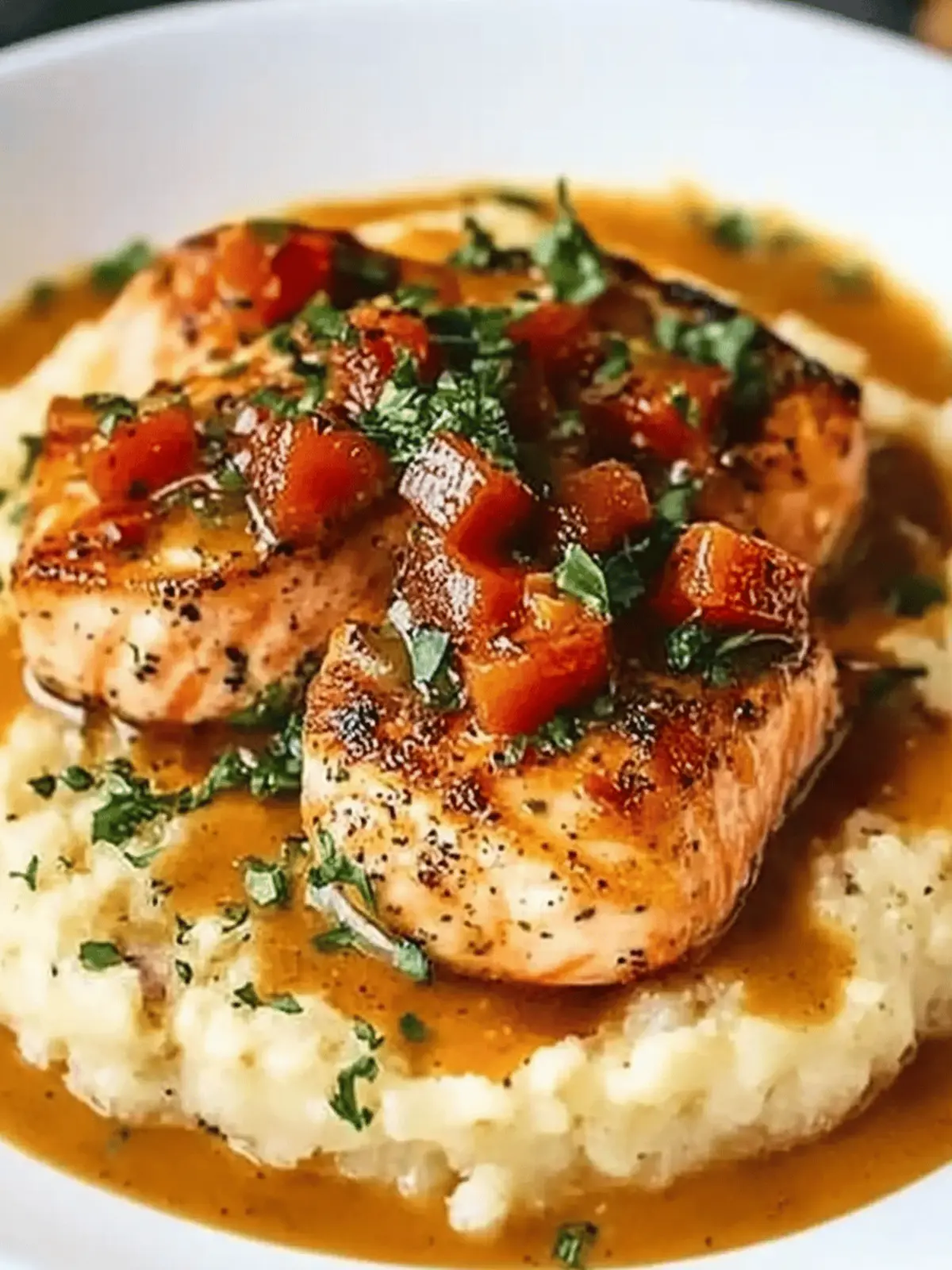 Savory Creole Salmon and Grits for Ultimate Comfort وفے 4 Creole Salmon and Grits