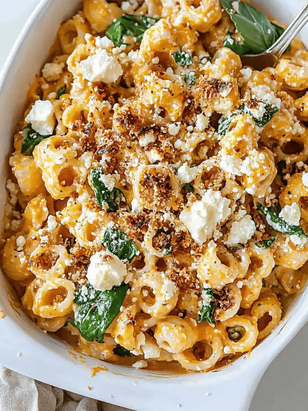 Pumpkin Feta Pasta