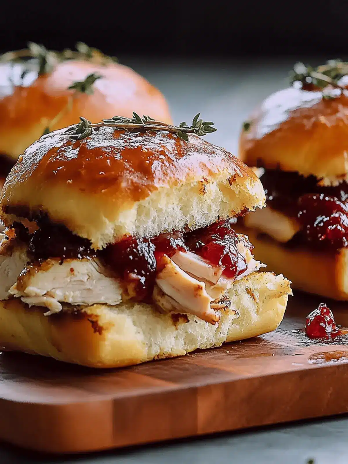 Cranberry Turkey Sliders: Easy Flavor-Packed Party Bites 4 Cranberry Turkey Sliders