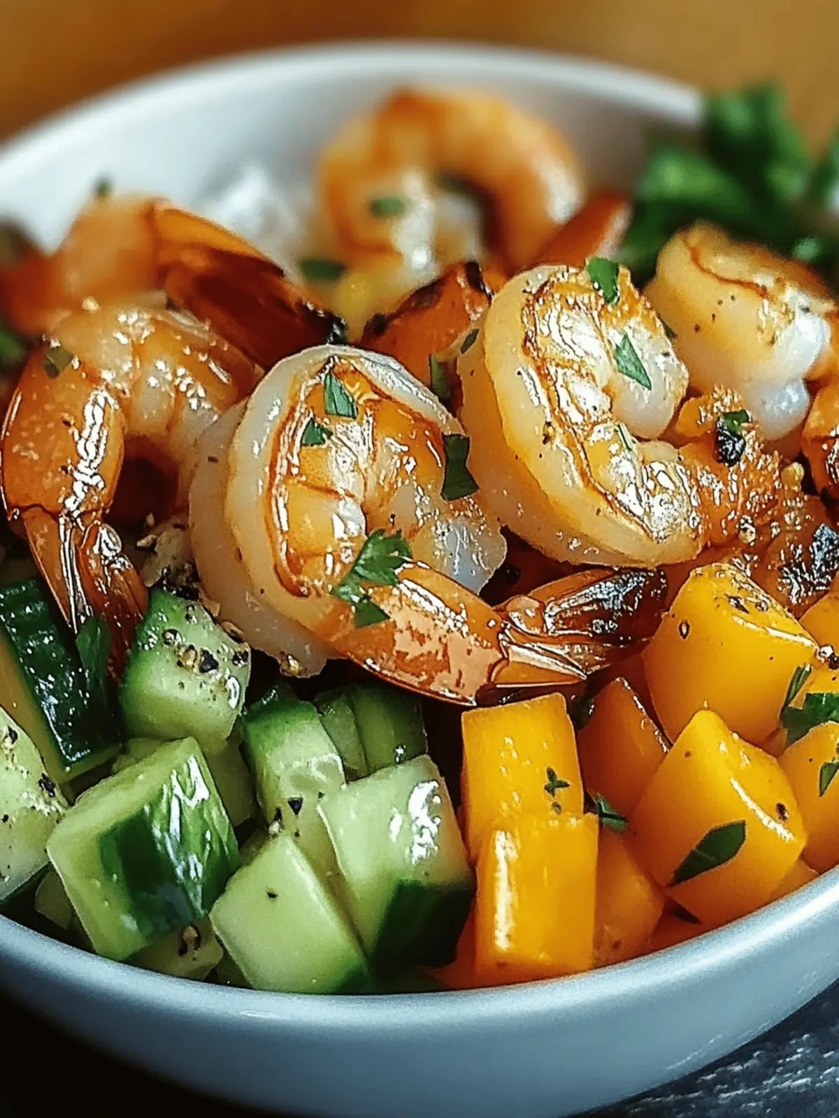 Zesty Shrimp Veggie Bowl