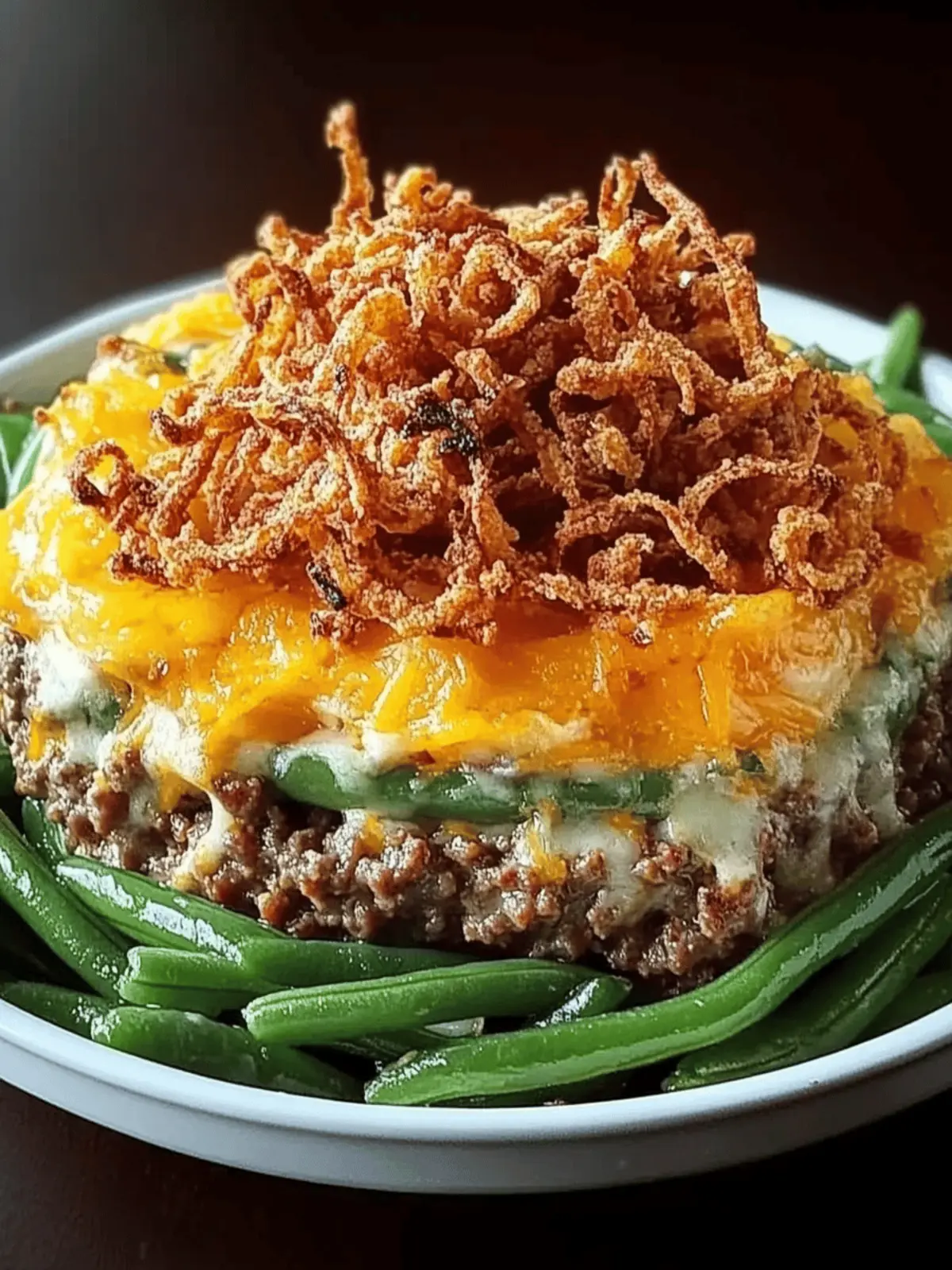 Hamburger Green Bean Casserole