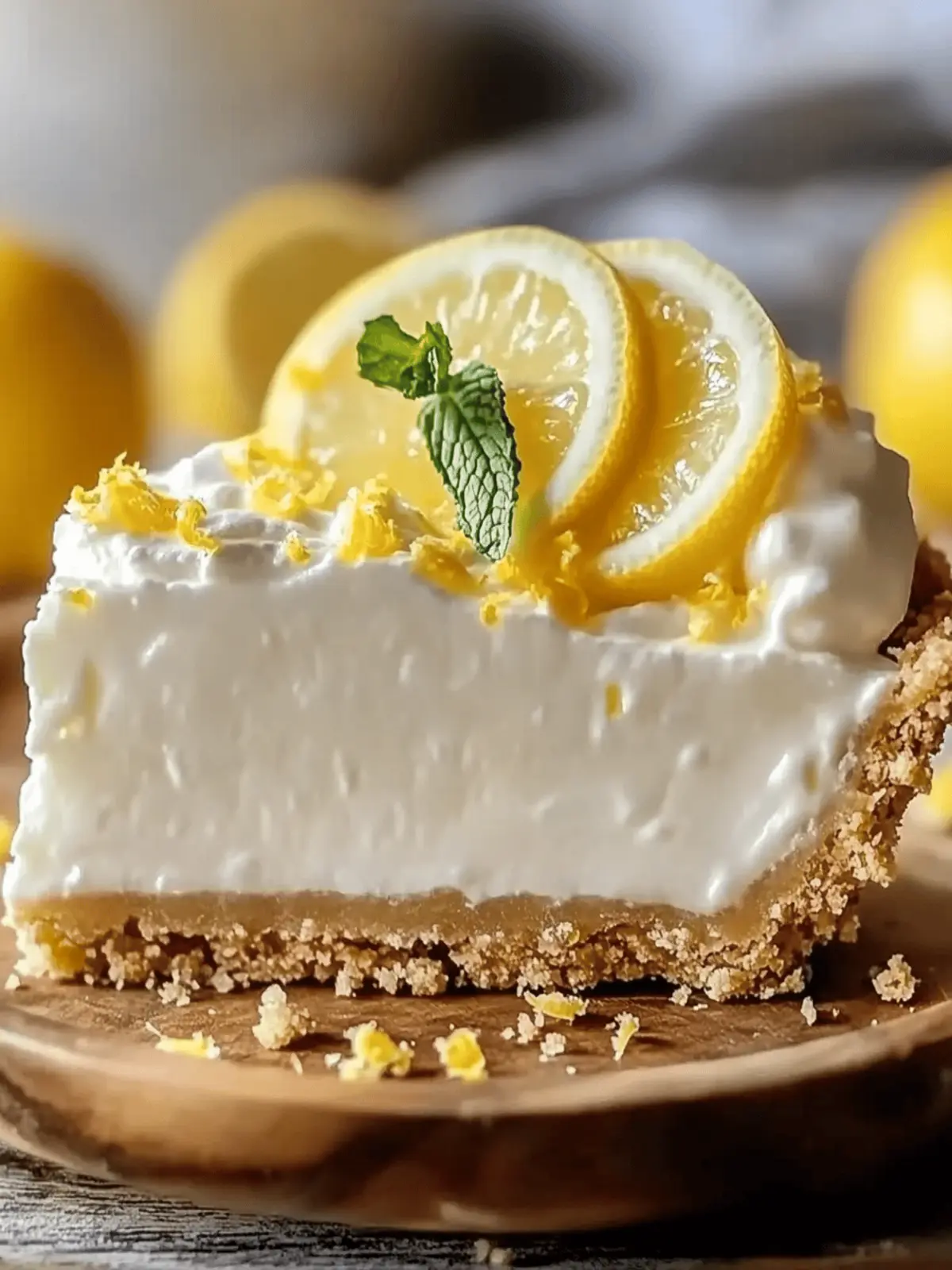 No-Bake Lemon Icebox Pie
