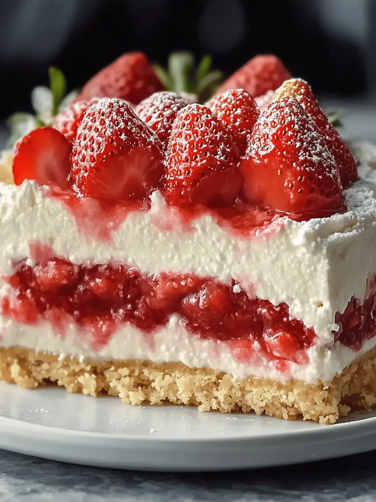 Strawberry Shortcake Cheesecake