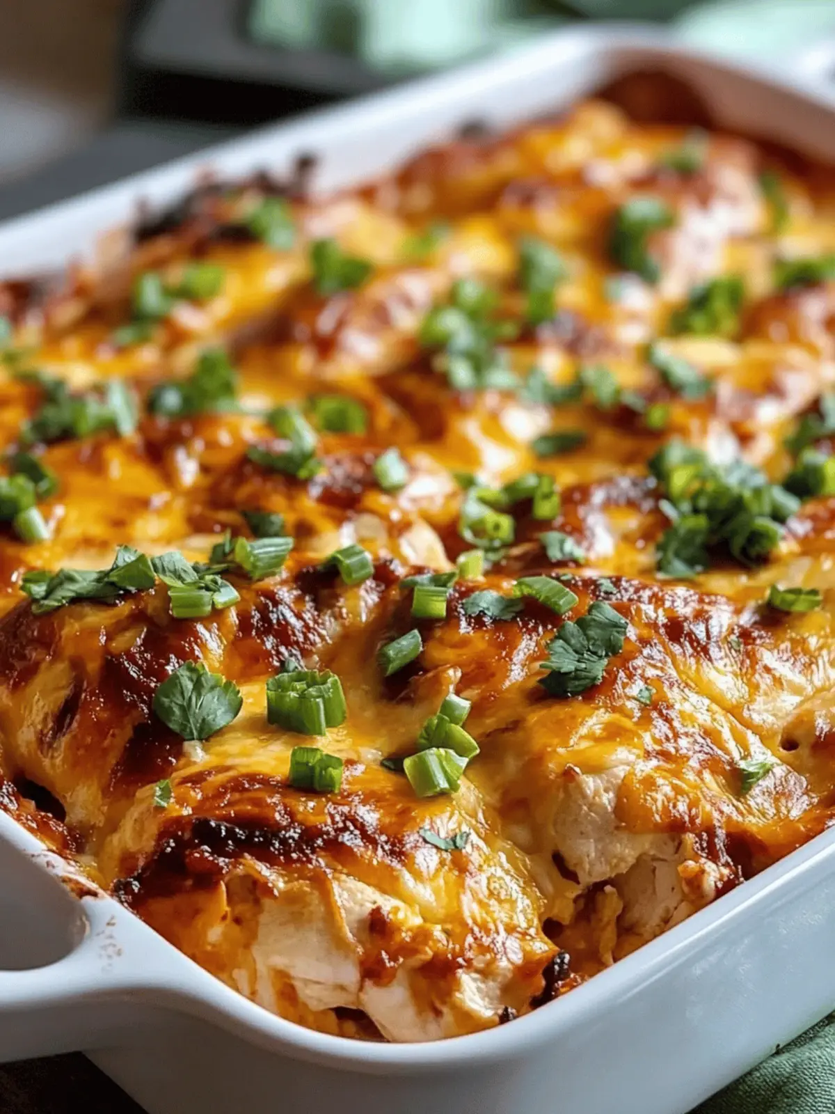 BBQ Ranch Chicken Bake