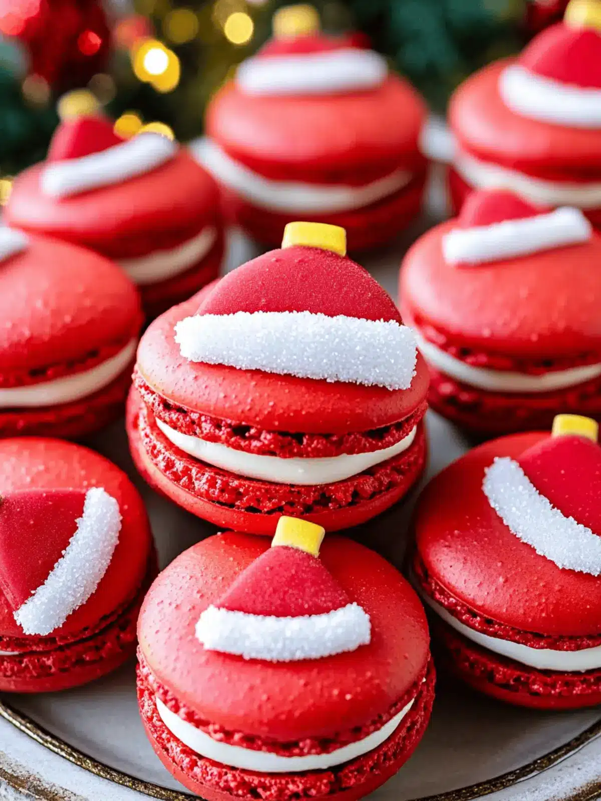 Santa Claus Macarons