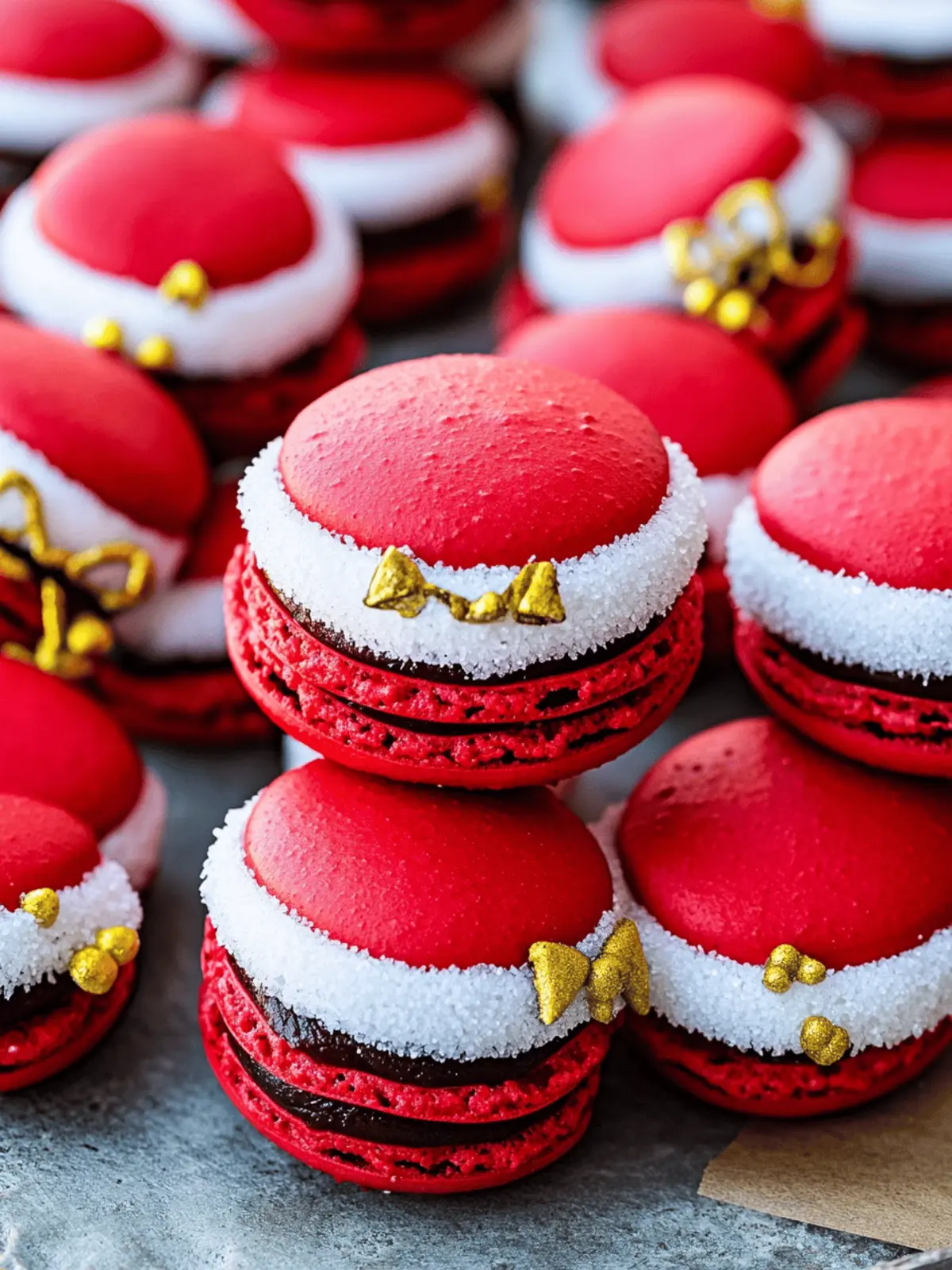 Santa Claus Macarons