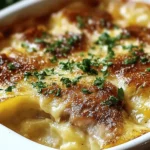 Smothered Pork Chop Scalloped Potato Casserole