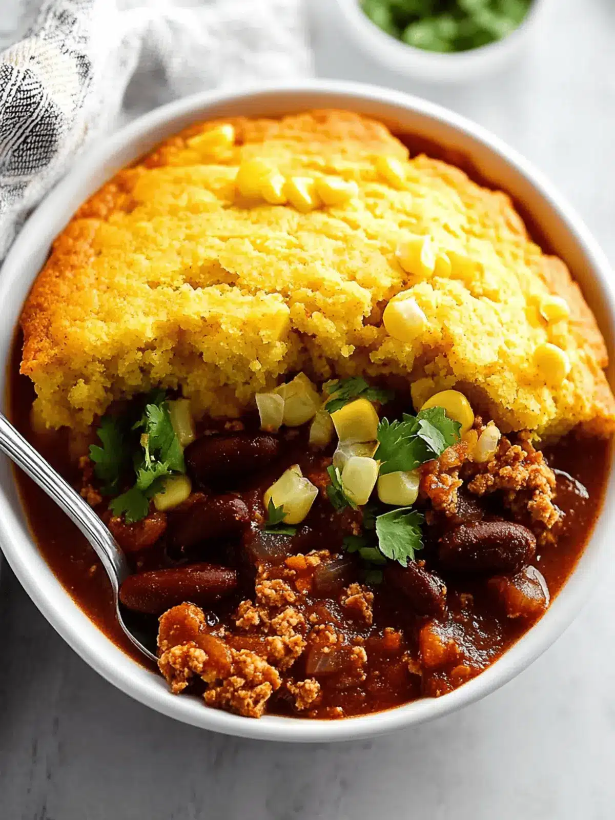 Chili Cornbread Casserole