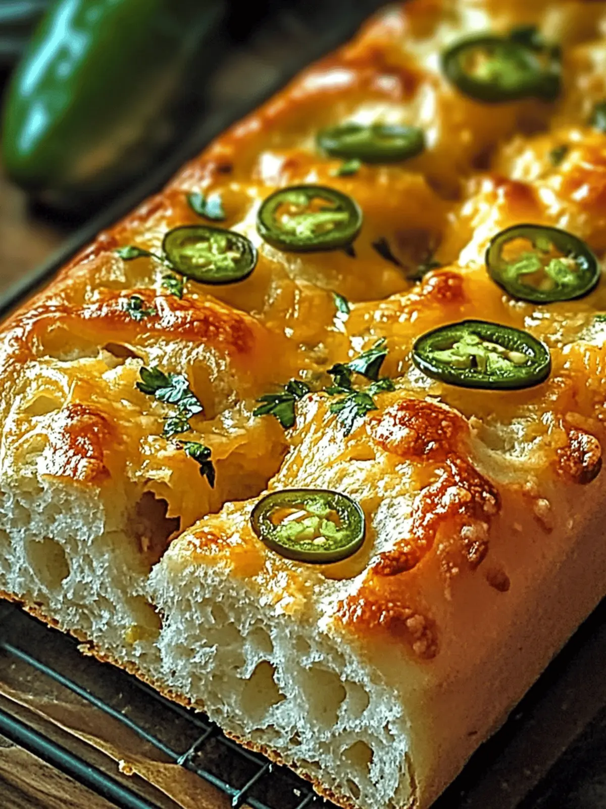 Jalapeno Cheddar beef broth Bread