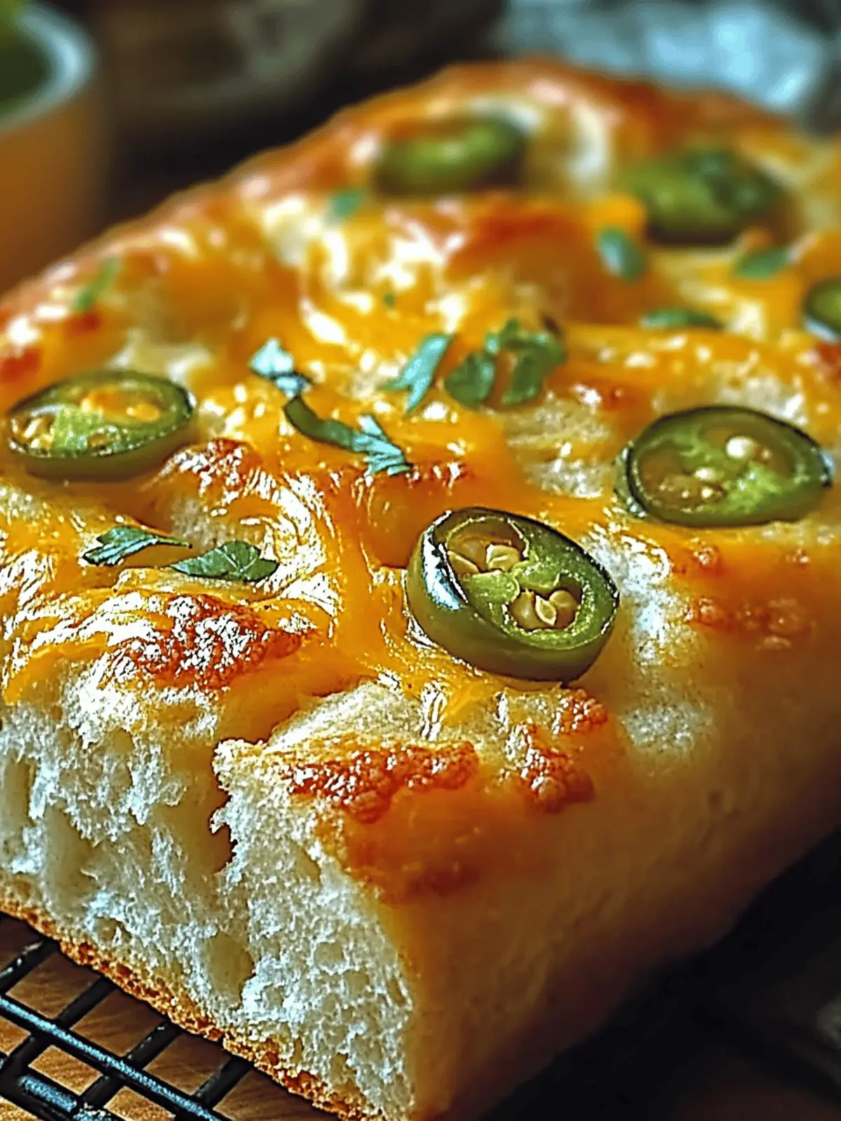 Jalapeno Cheddar beef broth Bread