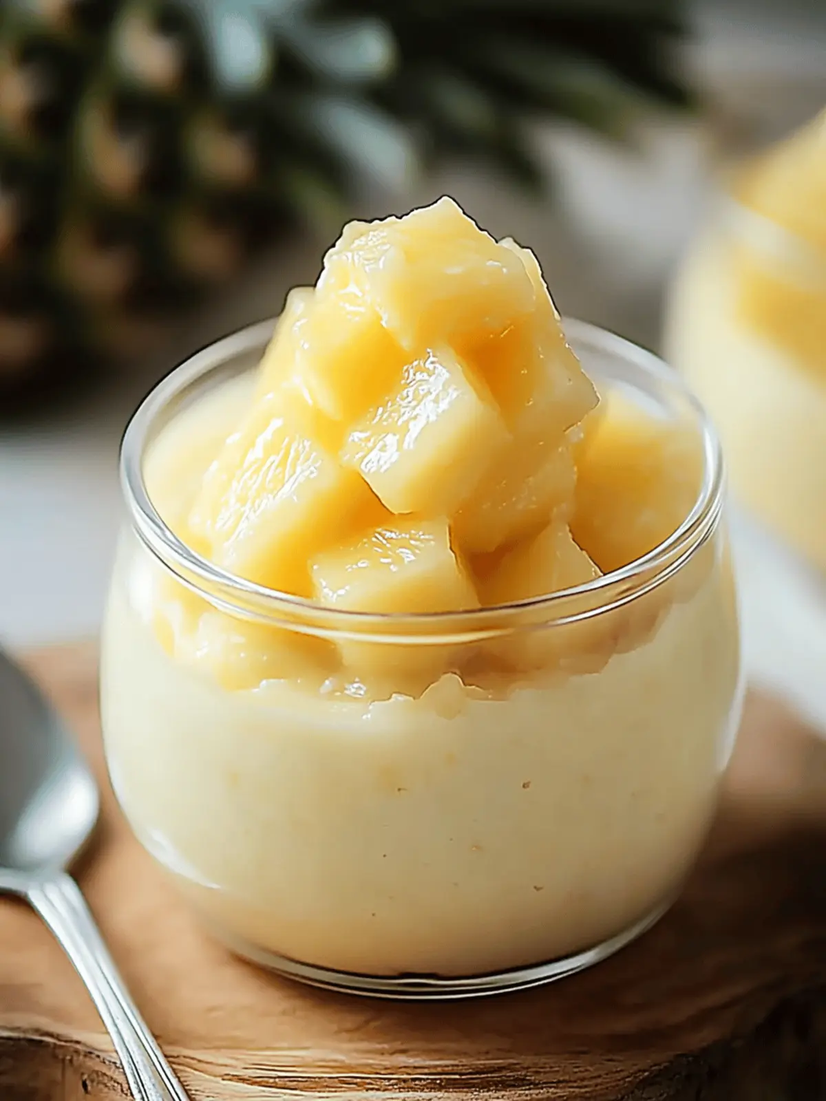 Cottage Cheese Pineapple Mousse Cups