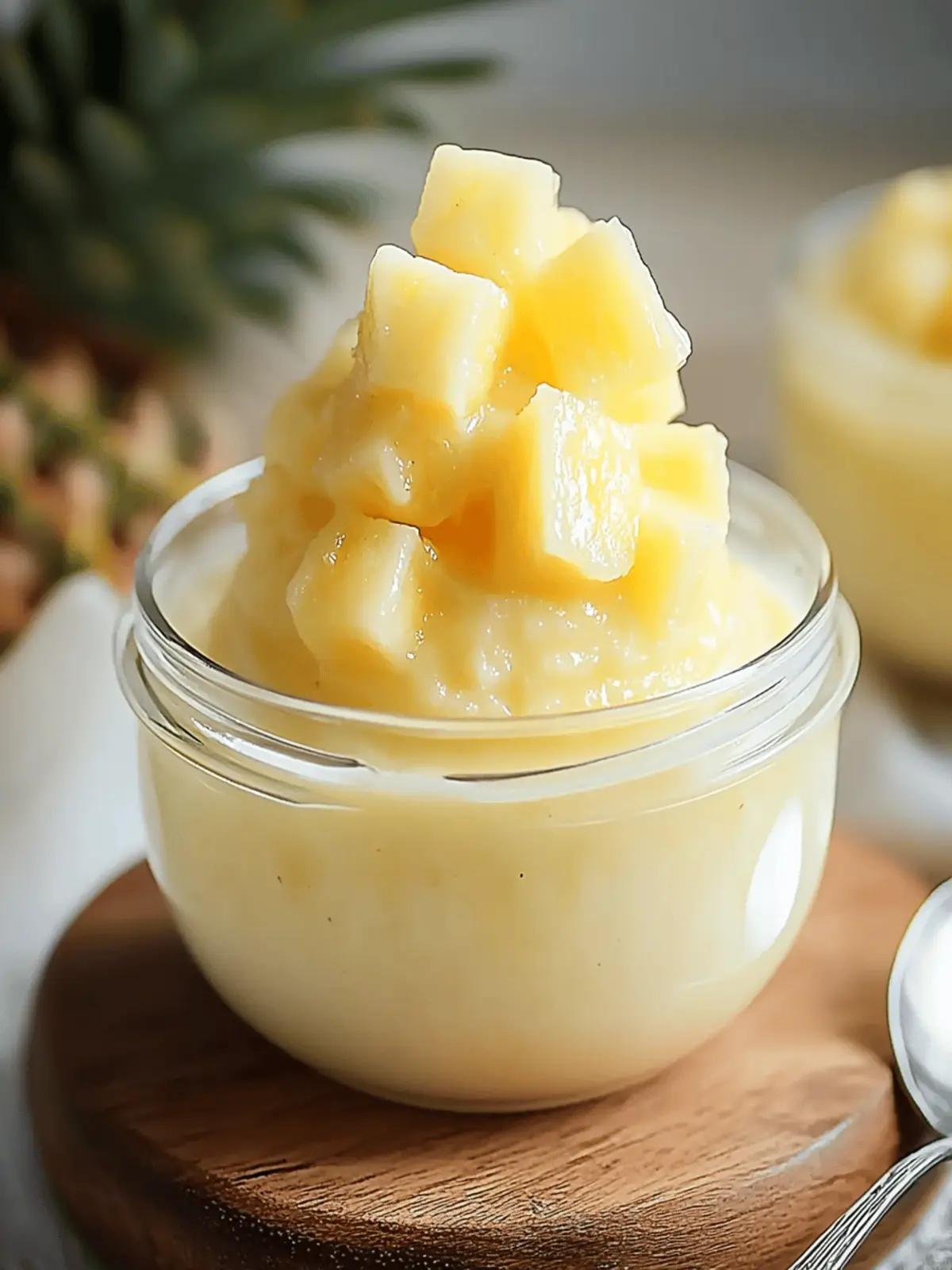 Cottage Cheese Pineapple Mousse Cups