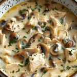 Hearty Chicken Mushroom Soup