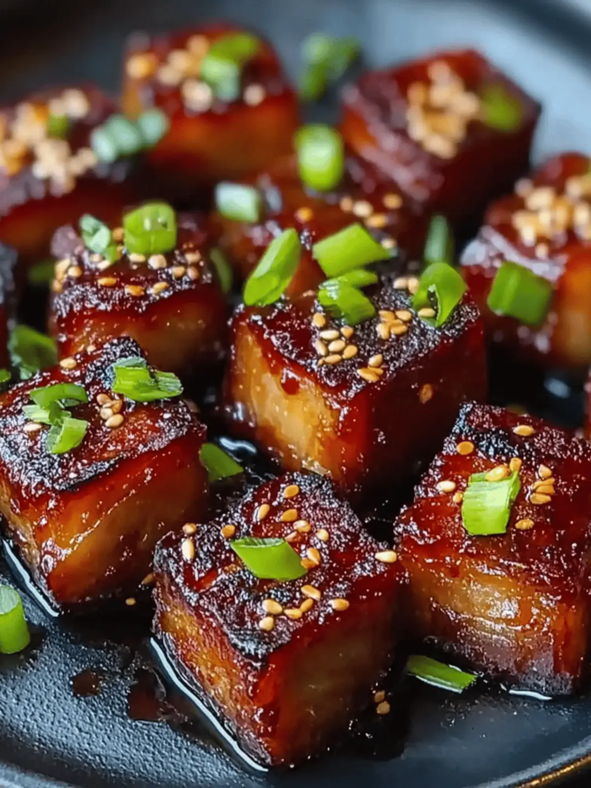 Sweet & Spicy Korean BBQ Pork Belly Bites Air Fryer Magic 4 Sweet & Spicy Korean BBQ Pork Belly Bites in the Air Fryer