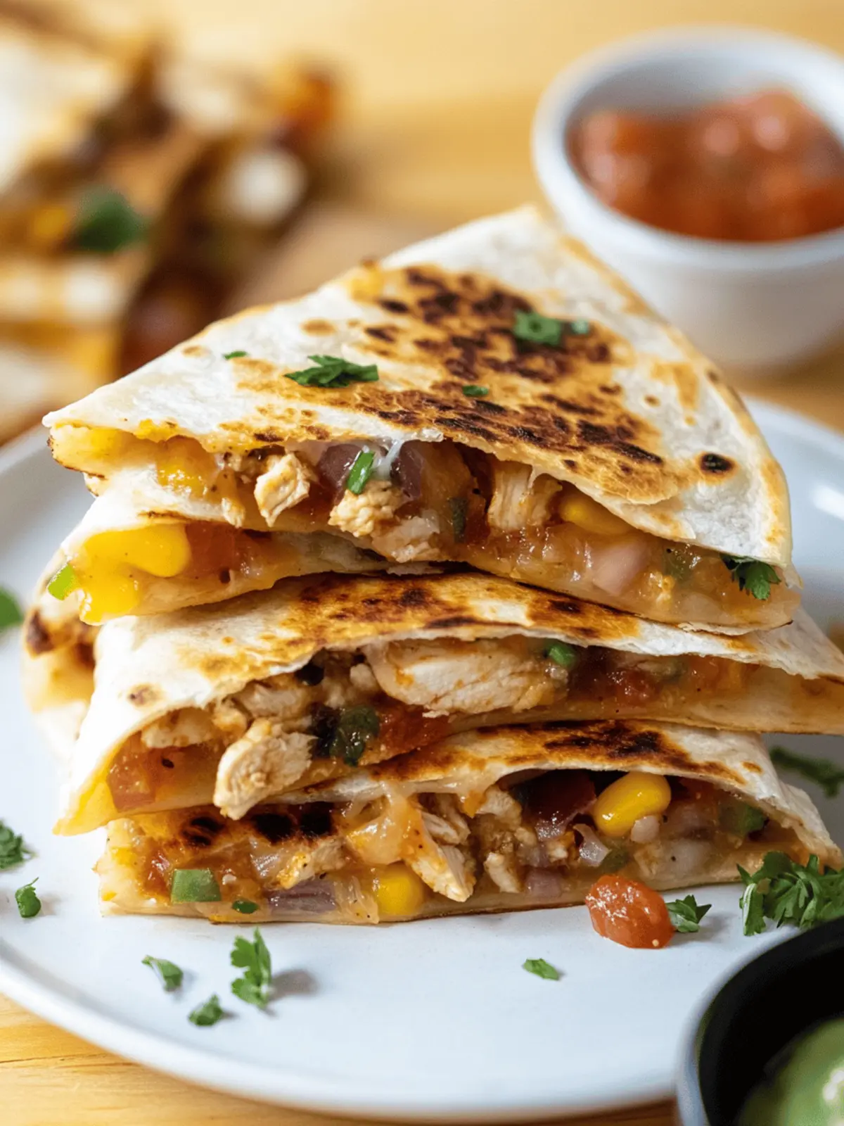 Crispy Chicken Quesadillas Ready in Just 20 Minutes 2 Chicken Quesadillas