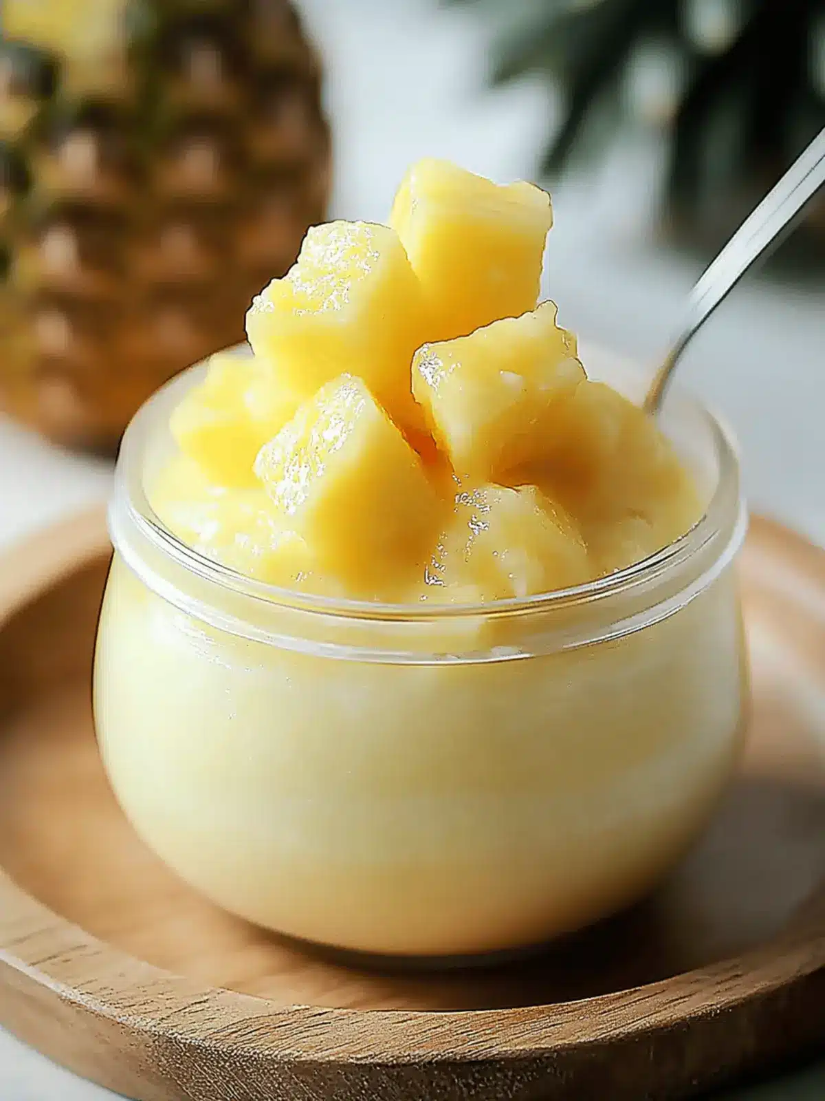 Cottage Cheese Pineapple Mousse Cups