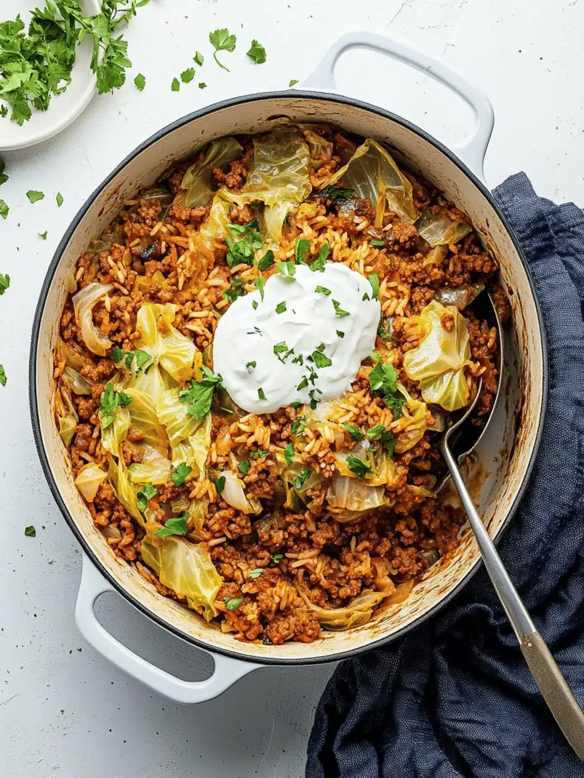Hearty Cabbage Ground Beef Casserole: Easy One-Pot Delight