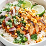 Street Corn Chicken Rice Bowls