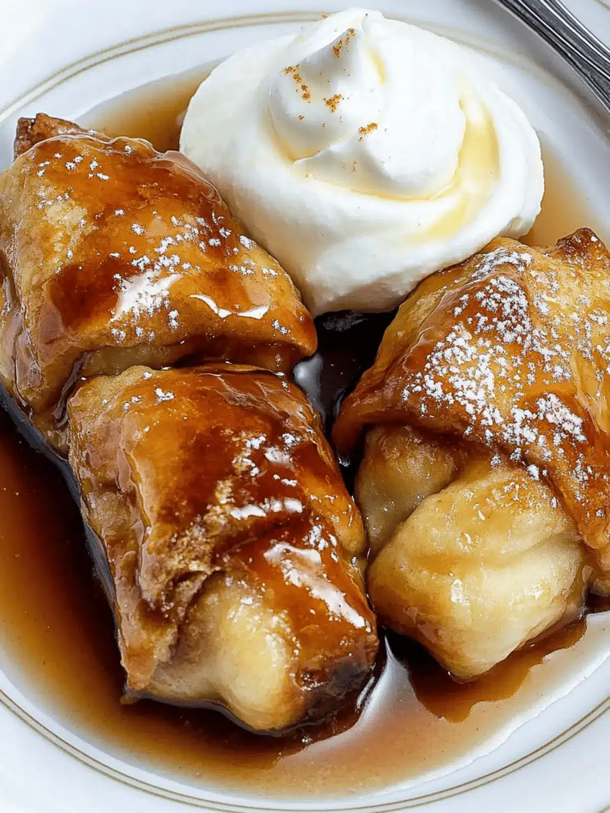 Crescent Roll Apple Dumplings
