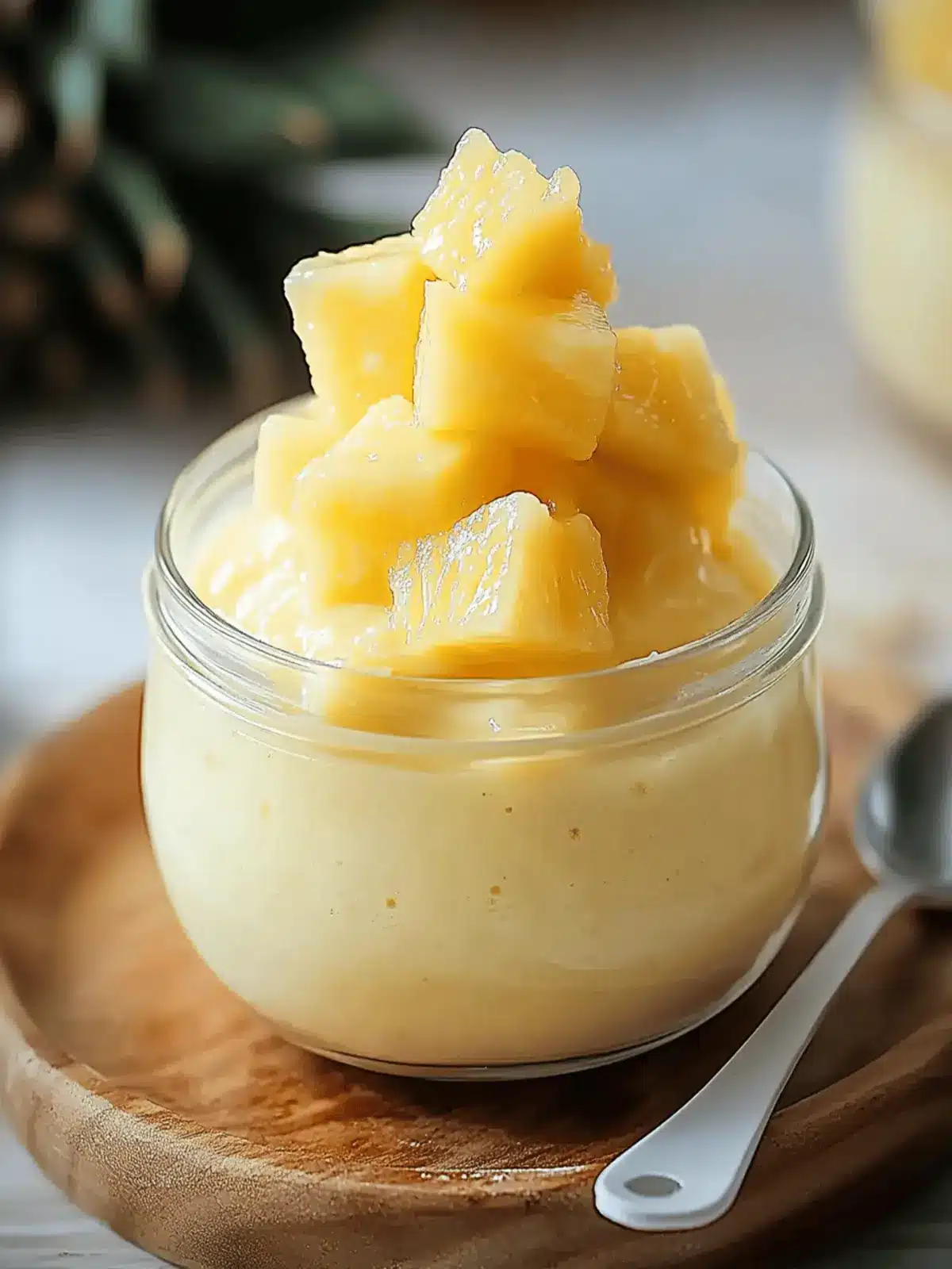 Cottage Cheese Pineapple Mousse Cups