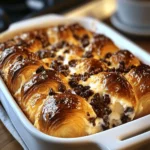 Chocolate Croissant Breakfast Bake
