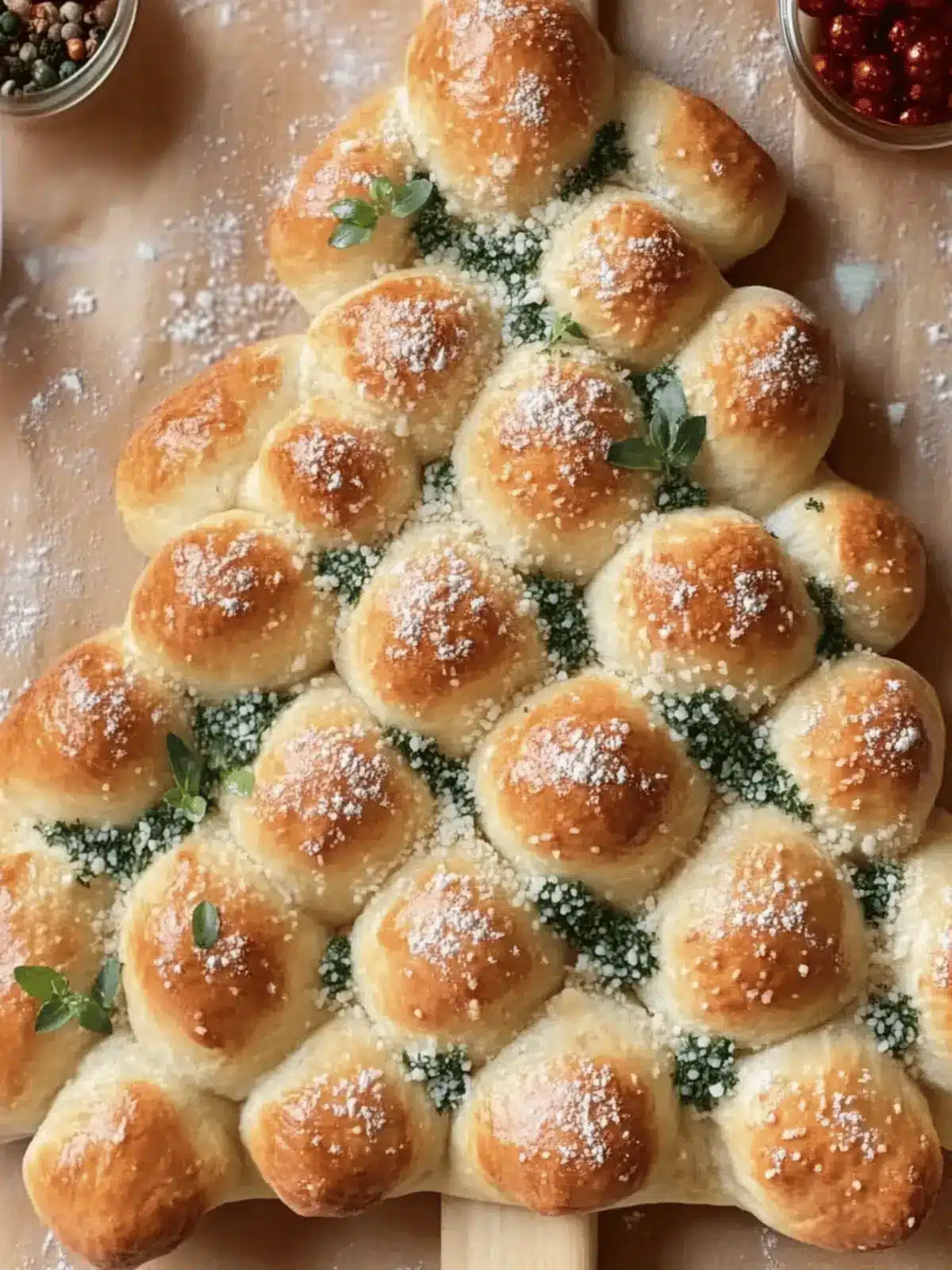 Cheesy Pull-Apart Christmas Tree Bread: A Festive Family Favorite 2 Cheesy Pull-Apart Christmas Tree Bread