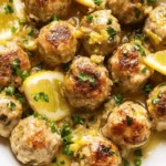 Low-Carb Chicken Piccata Meatballs