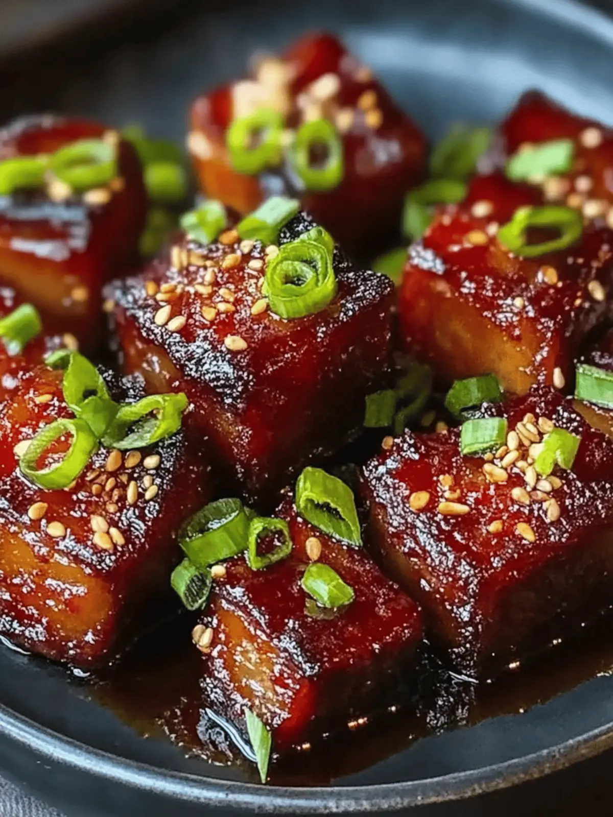Sweet & Spicy Korean BBQ Pork Belly Bites Air Fryer Magic 2 Sweet & Spicy Korean BBQ Pork Belly Bites in the Air Fryer