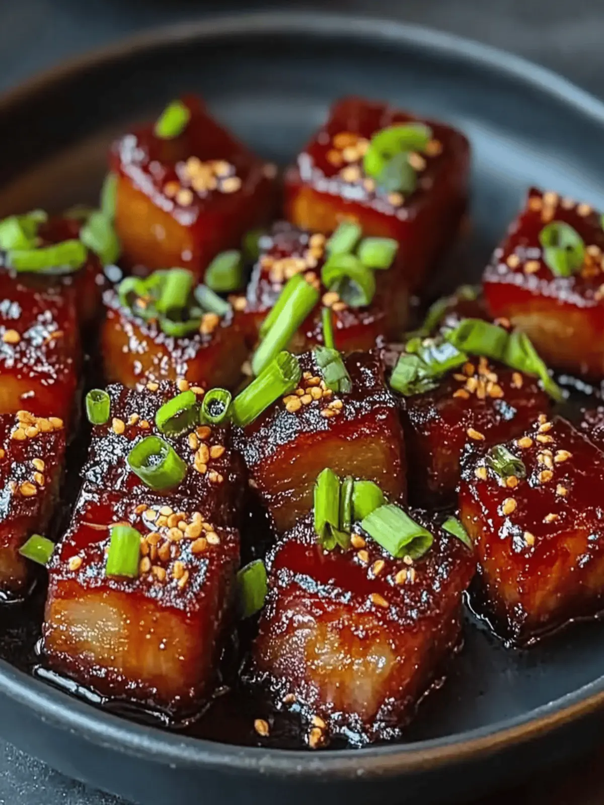 Sweet & Spicy Korean BBQ Pork Belly Bites Air Fryer Magic 3 Sweet & Spicy Korean BBQ Pork Belly Bites in the Air Fryer
