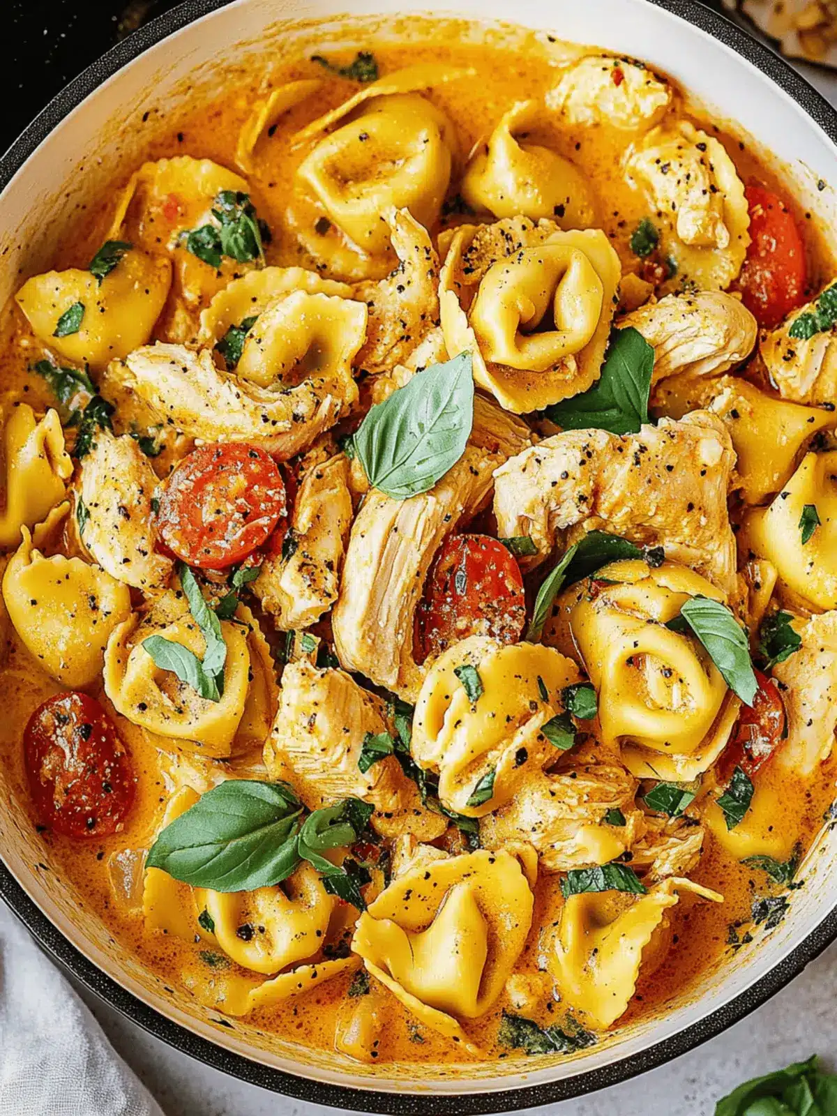 Creamy Chicken Tortellini