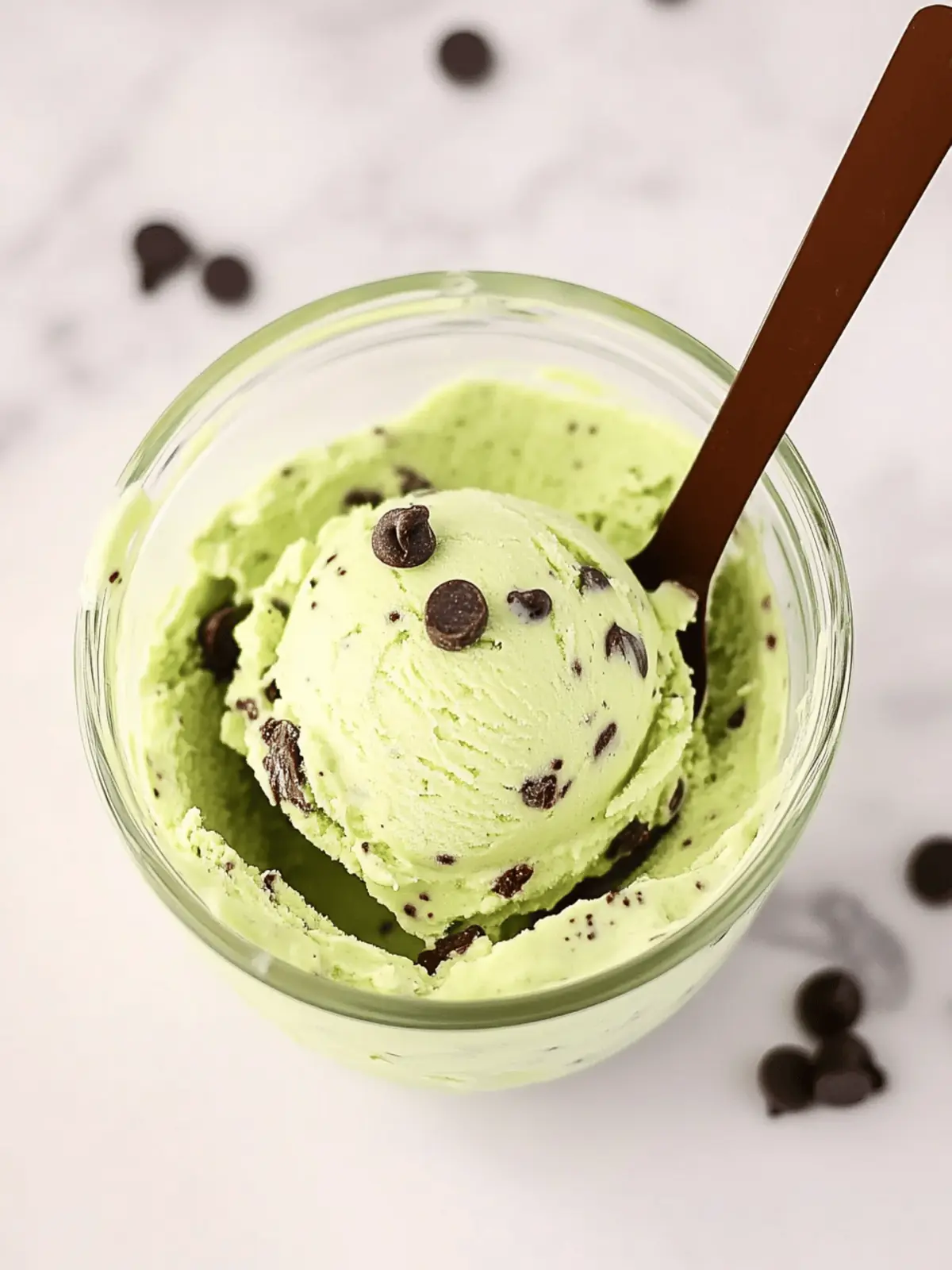 Mint Chocolate Chip Protein Ice Cream