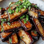 Crispy Eggplant Tossed in Garlic Soy Glaze