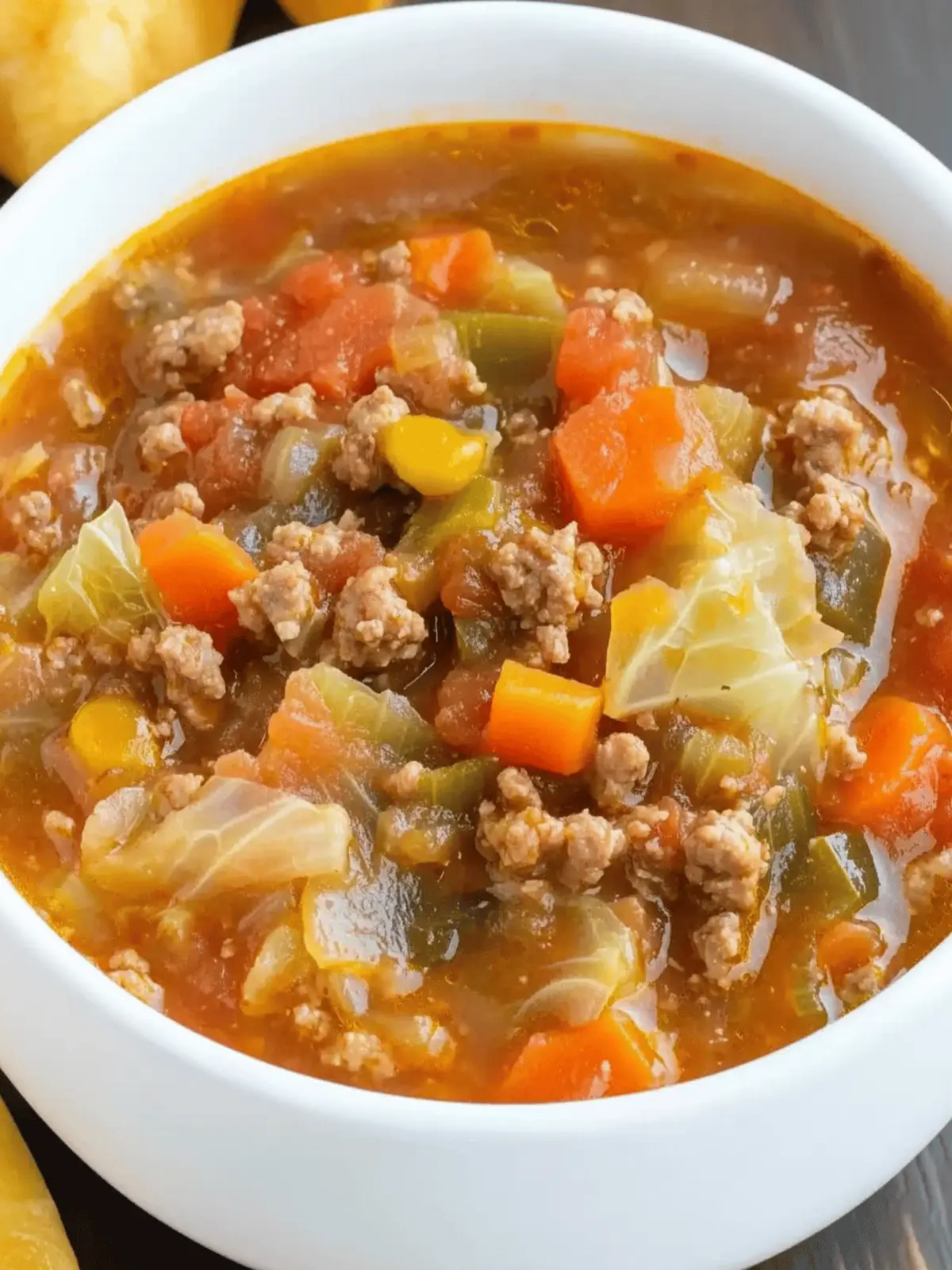 Ground Beef and Cabbage Soup: A Cozy Family Favorite Recipe 4 Ground Beef and Cabbage Soup