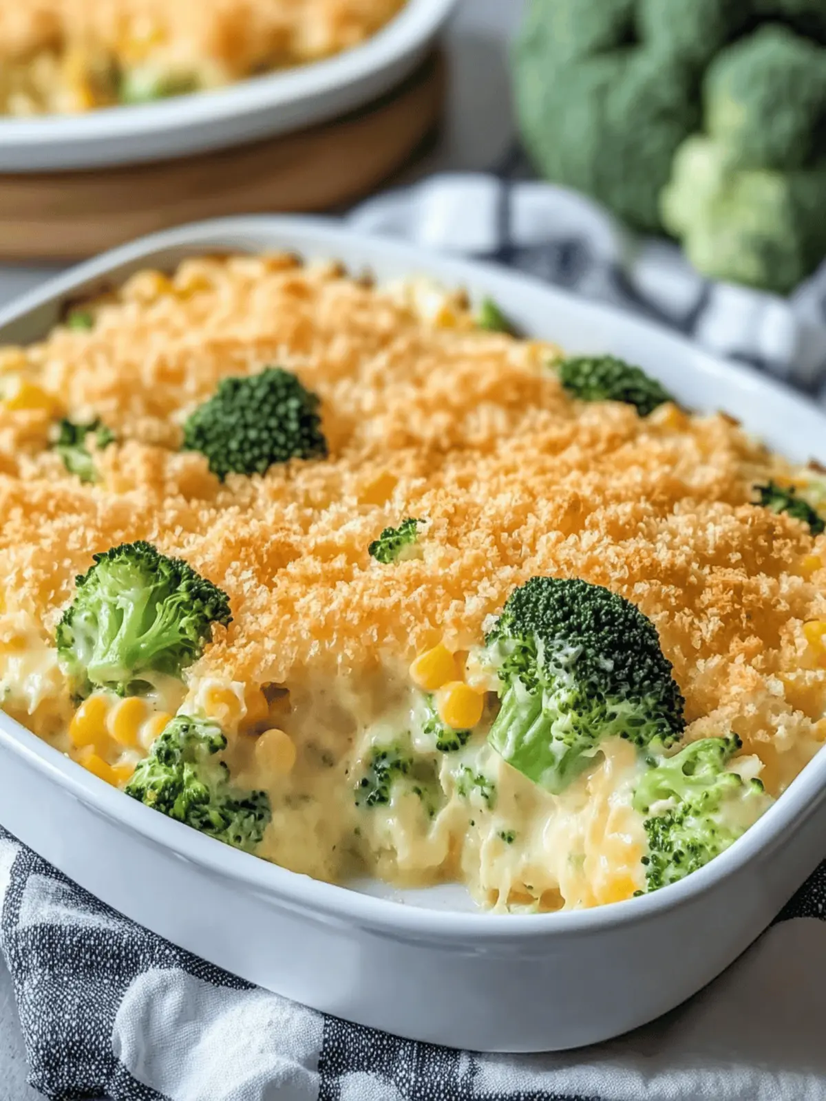 Deliciously Easy Creamy Broccoli Cheese Casserole Recipe 5 Creamy Broccoli Cheese Casserole