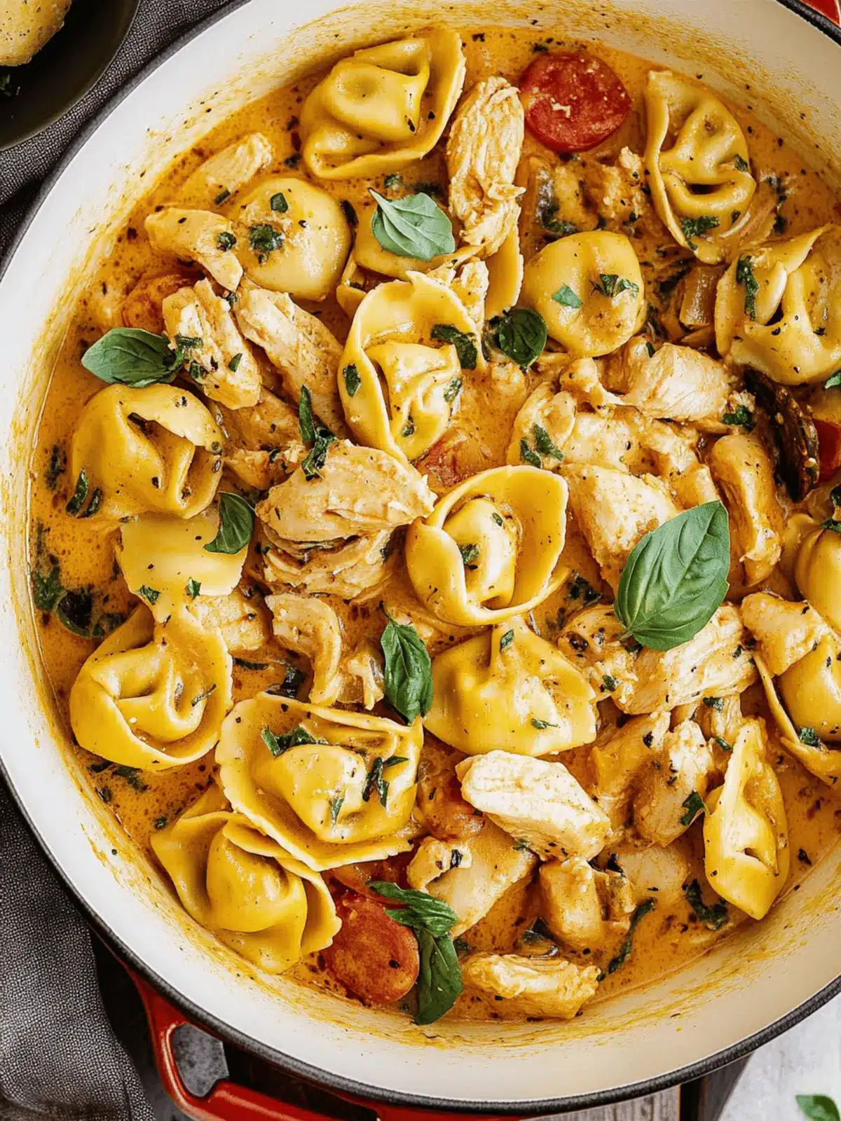 Creamy Chicken Tortellini