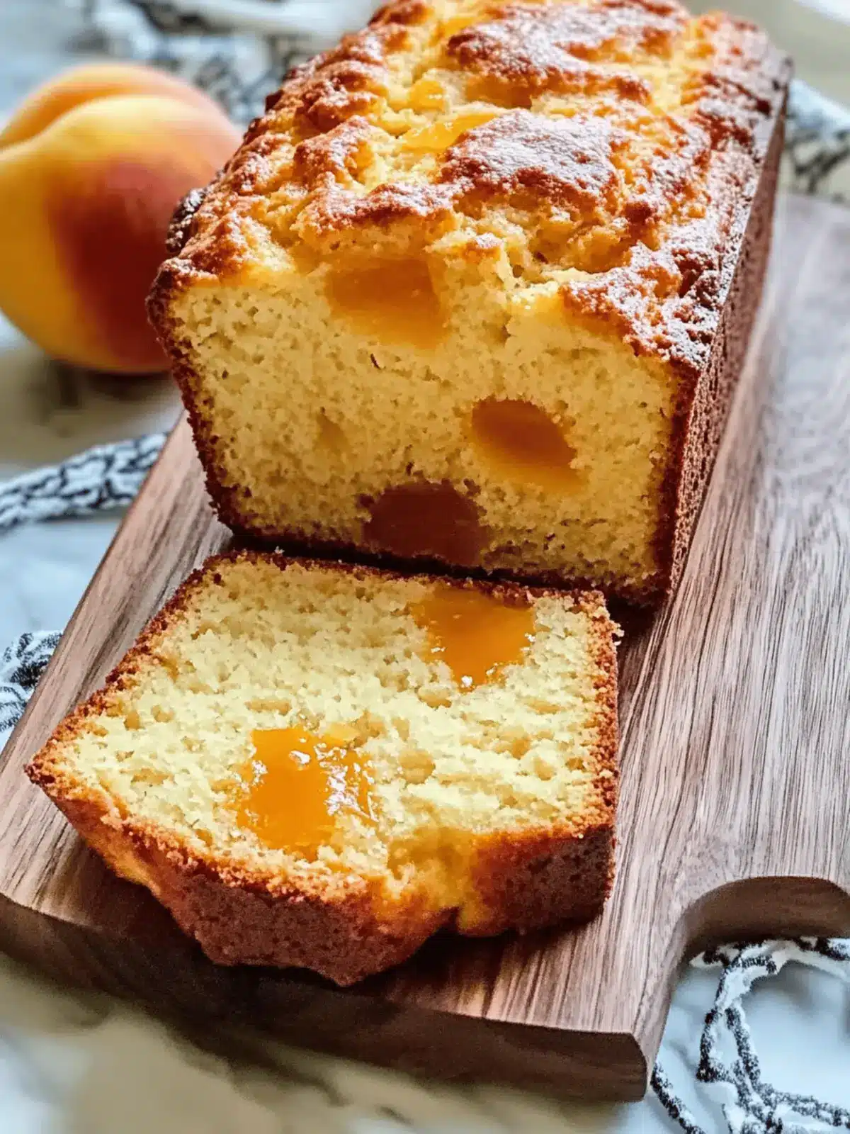 Southern Peach Bread
