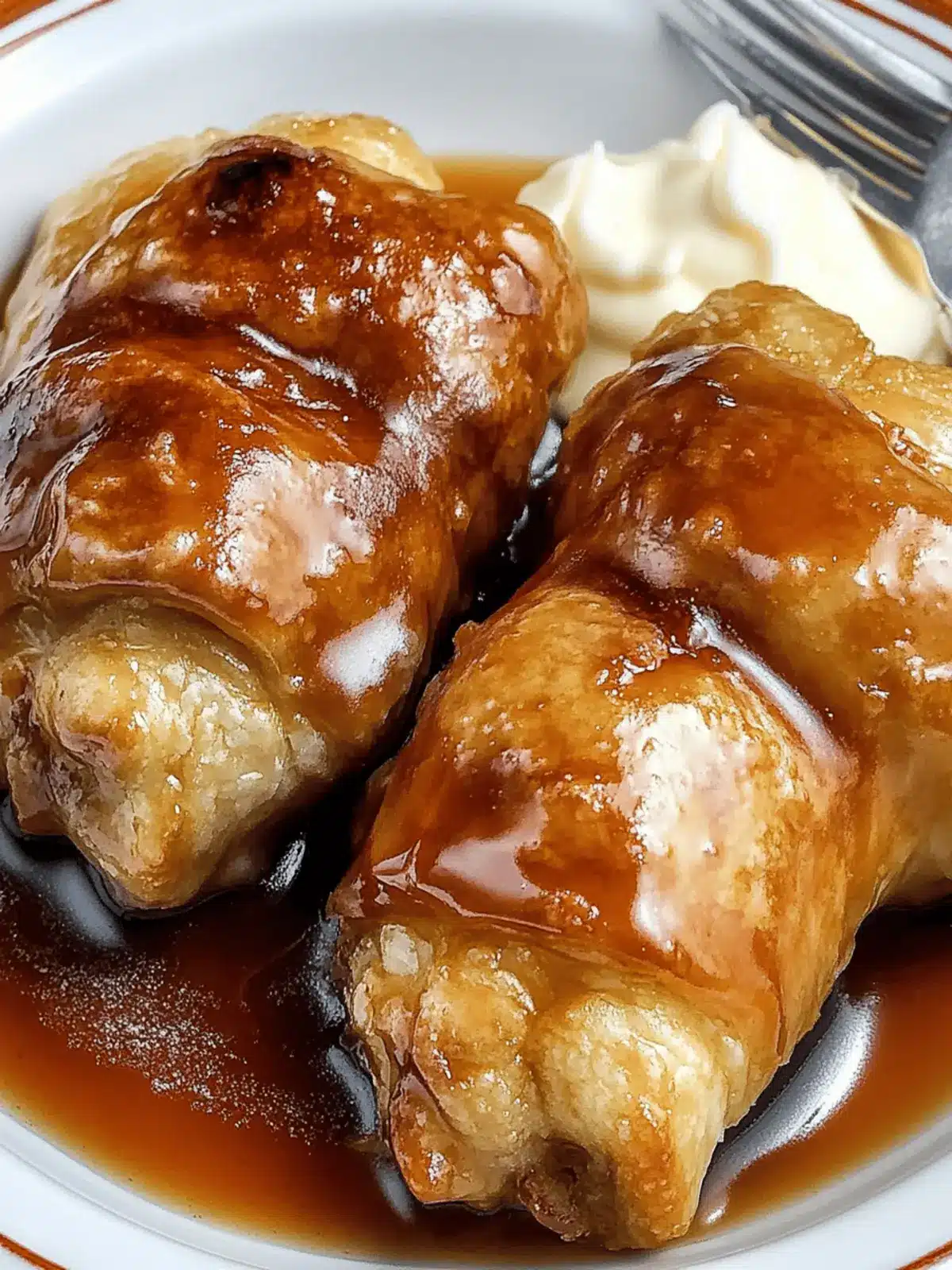 Crescent Roll Apple Dumplings