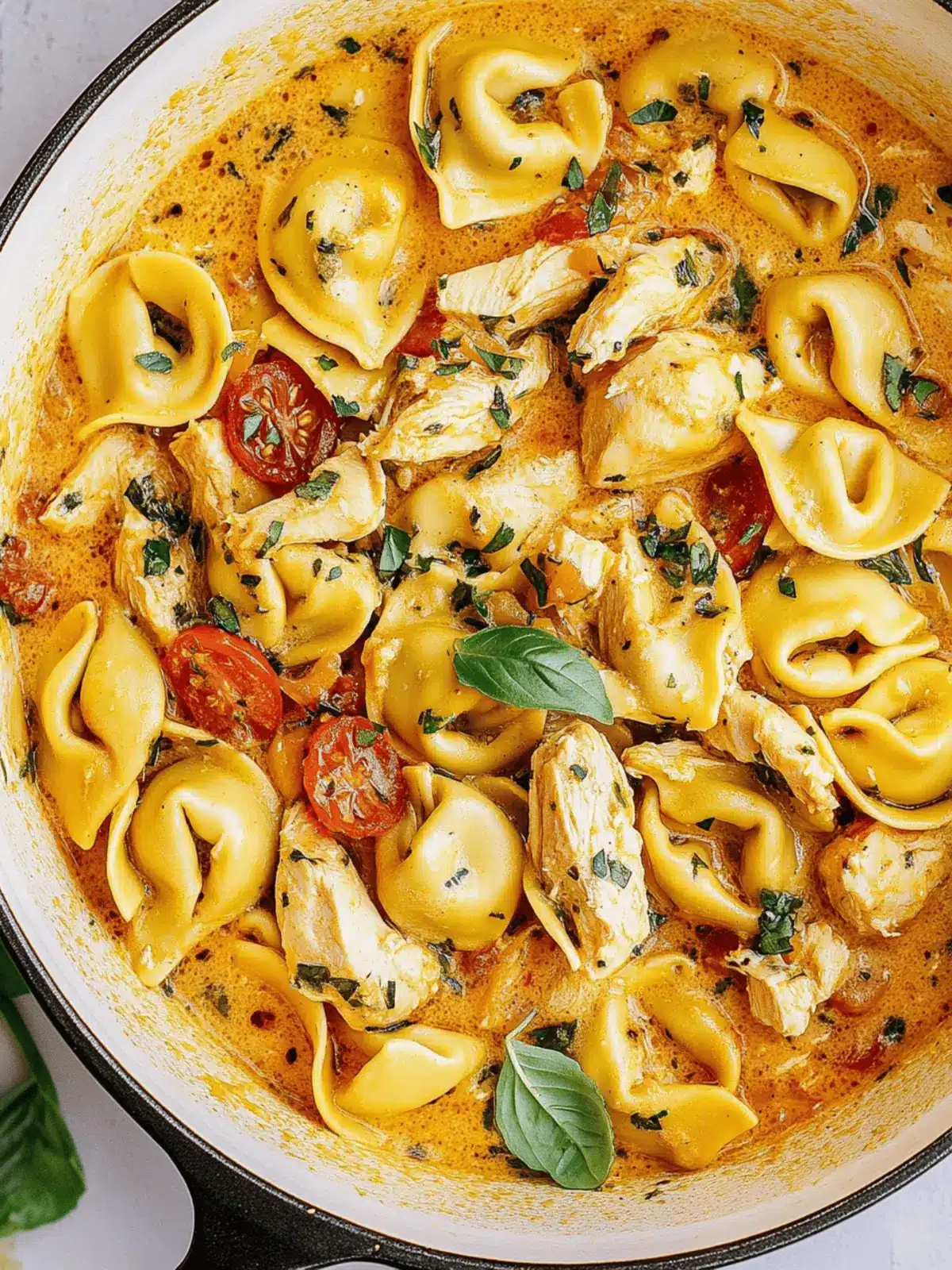 Creamy Chicken Tortellini