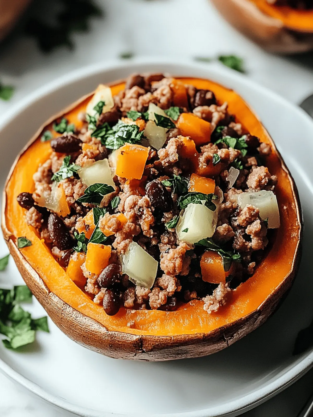 Ground Turkey Stuffed Sweet Potatoes for a Healthy Dinner Delight 5 Ground Turkey Stuffed Sweet Potato