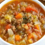 Ground Beef and Cabbage Soup: A Cozy Family Favorite Recipe 5 Ground Beef and Cabbage Soup