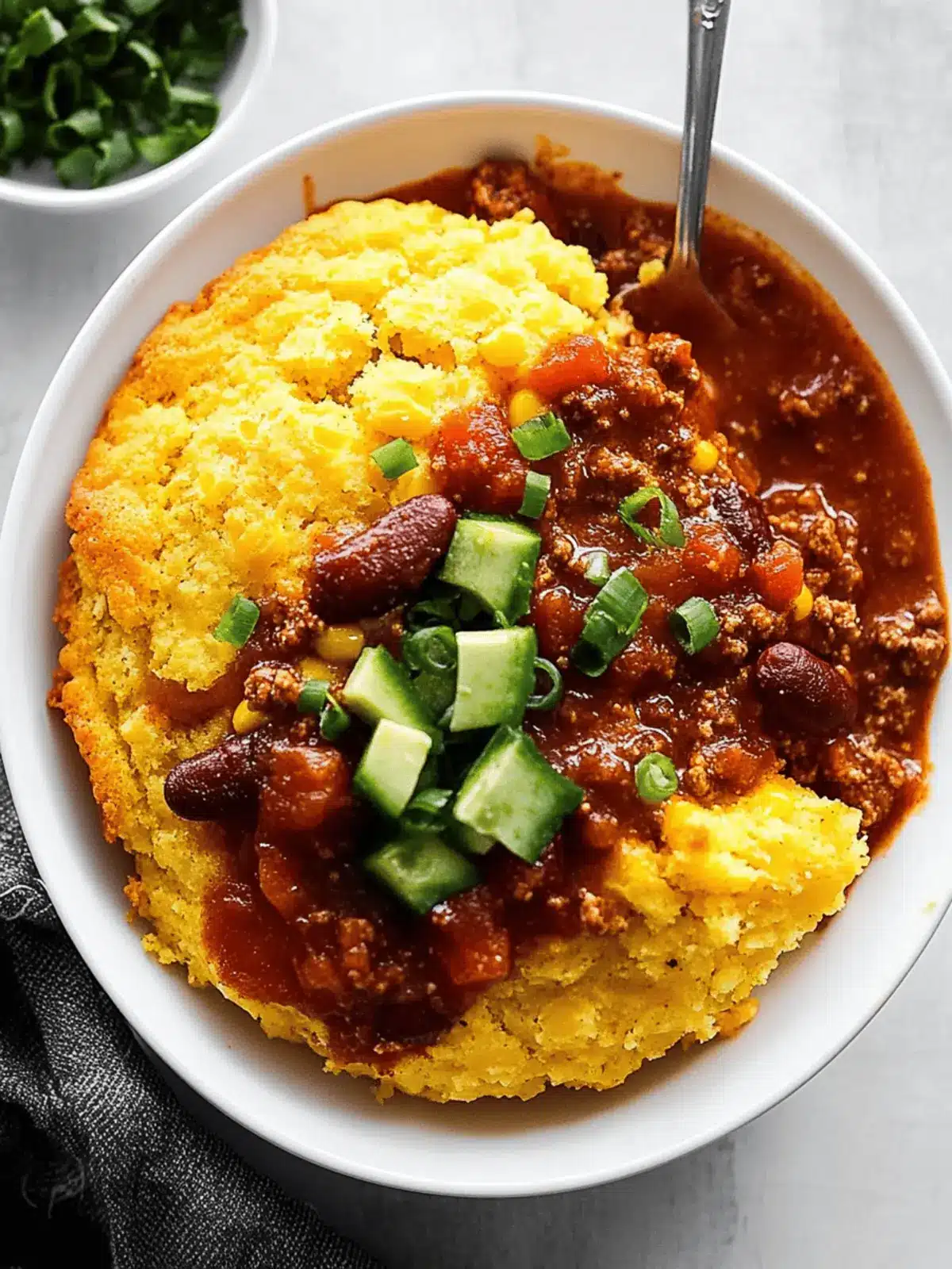 Chili Cornbread Casserole