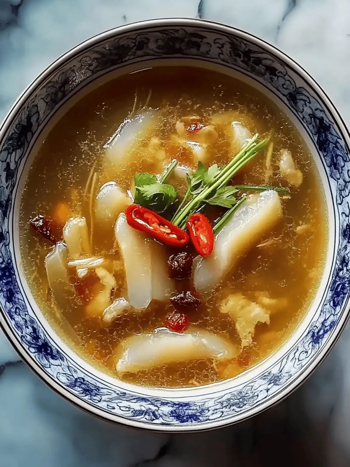 Cozy Up with Rich Fish Maw Soup and Bamboo Shoots Delight 4 Rich Fish Maw Soup with Bamboo Shoots and Goji