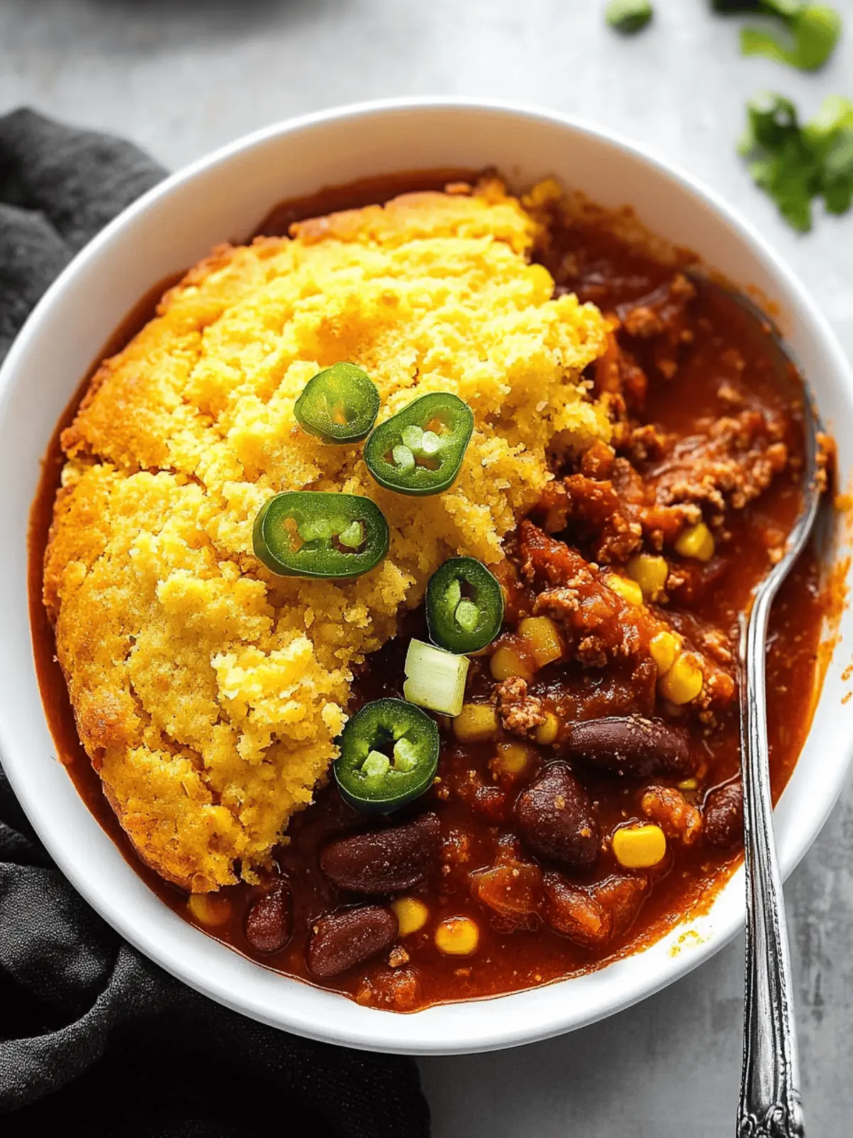 Chili Cornbread Casserole